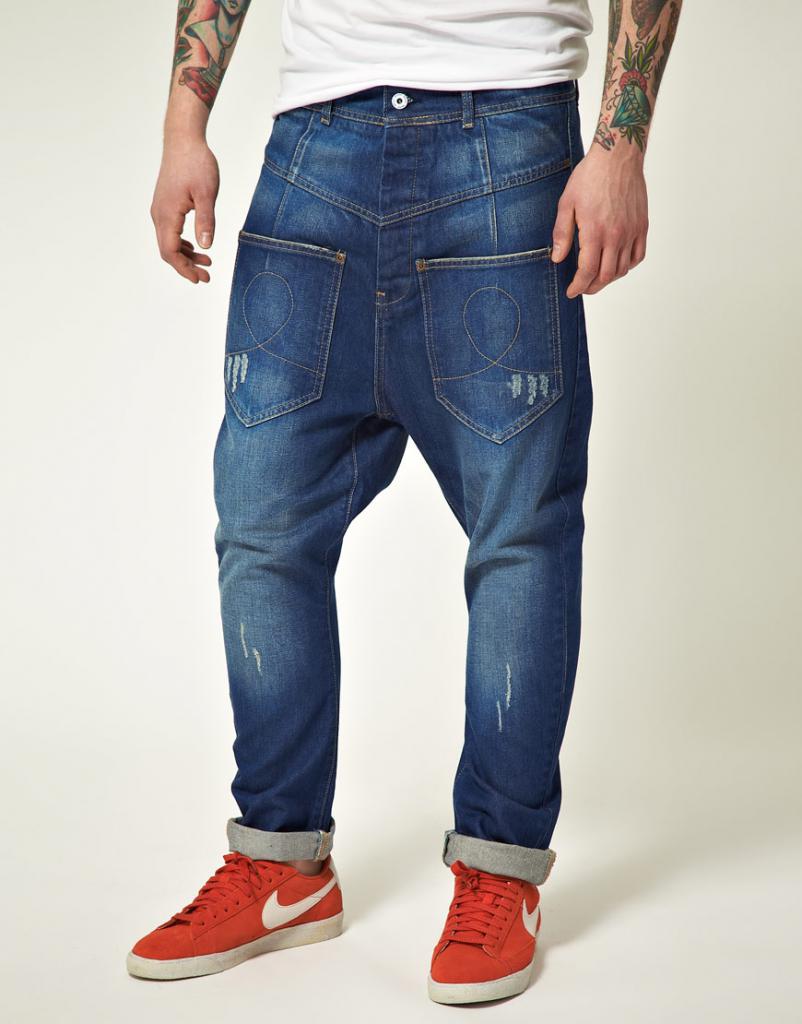 джинсы галифе мужские