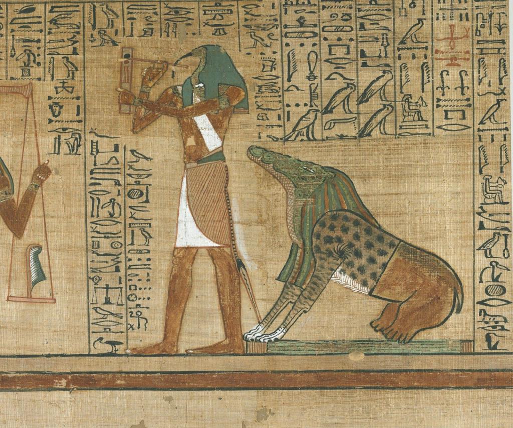 Анубис фрески Папирус Египет