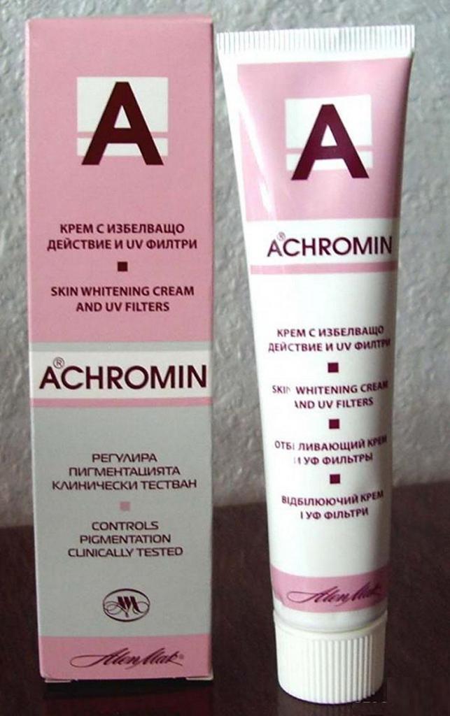 Achromin cream in original packaging