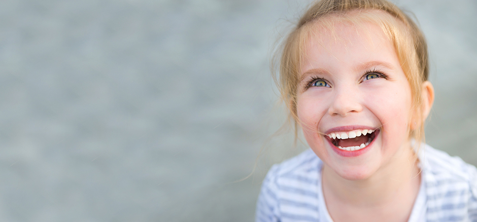 Girl smiling