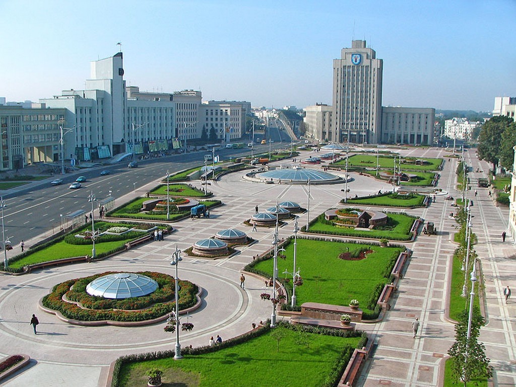 Центр Минска площадь независимости