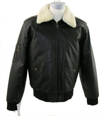 men's winter leather jacket