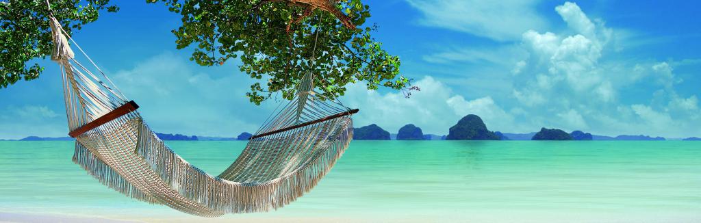 hammock on the beach of thailand