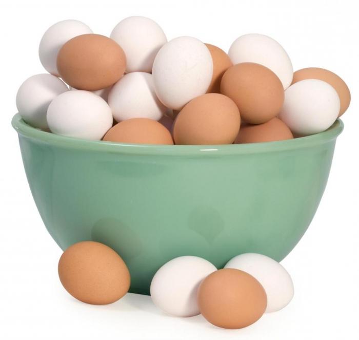 сколько весит яйцо куриное