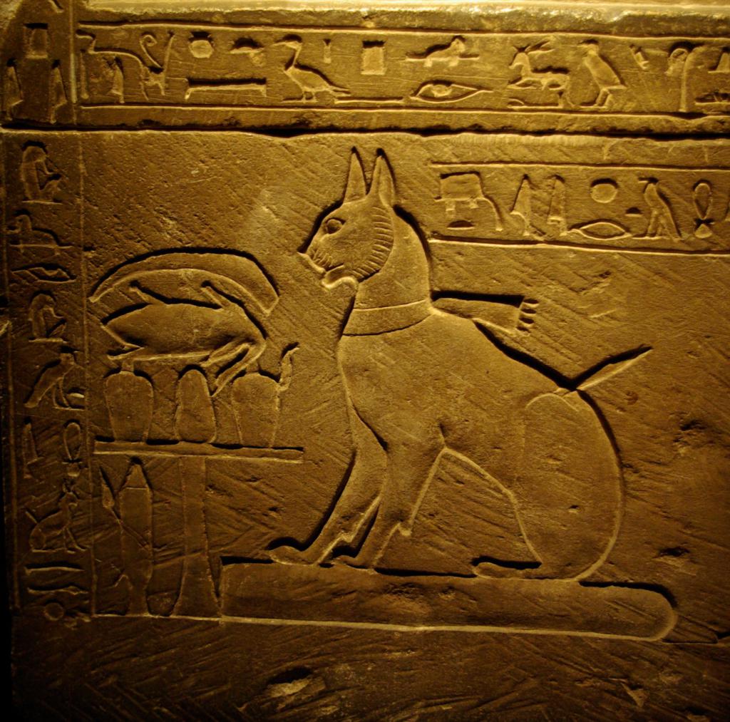 Древнеегипетское изображение кошки
