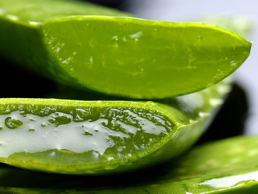 Aloe juice with itching