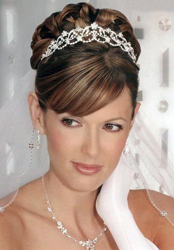 short bangs wedding hairstyles