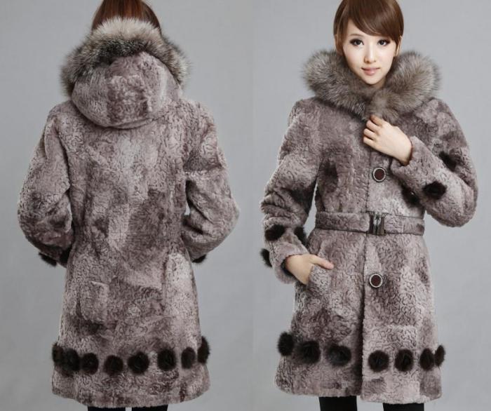 Mouton fur coats photo