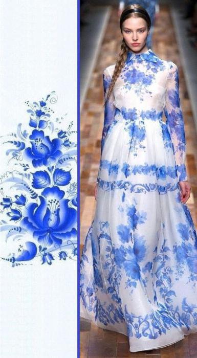 славянское платье