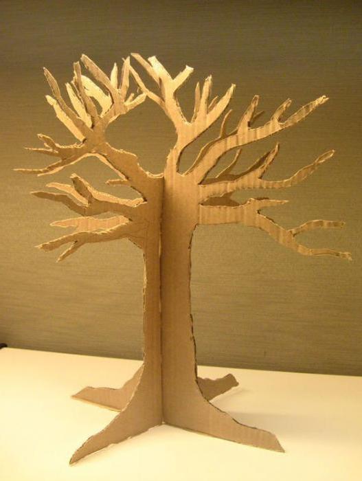 Как сделать дерево из бумаги