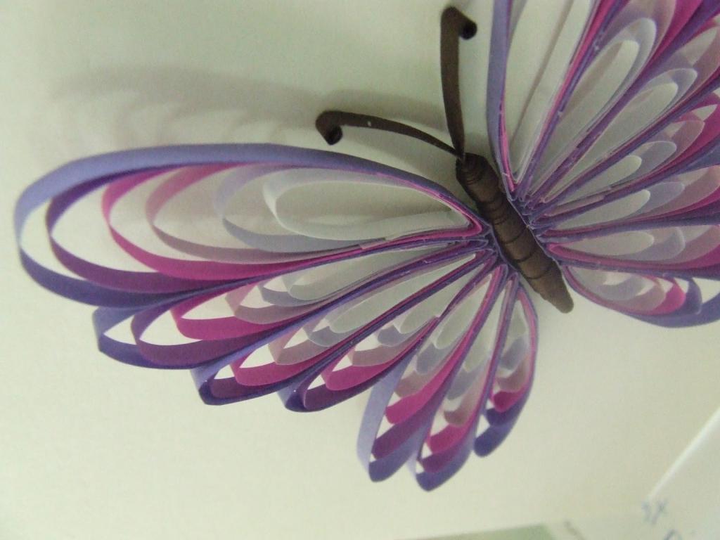 crafts butterfly on pins