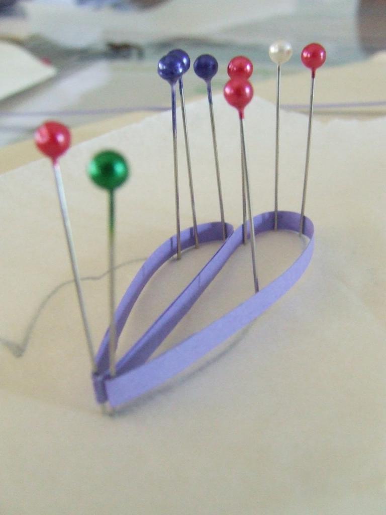 use of quilling pins