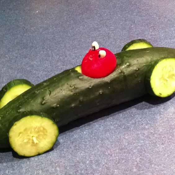 children's craft of vegetables