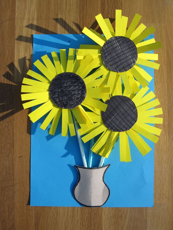 sunflowers in a vase