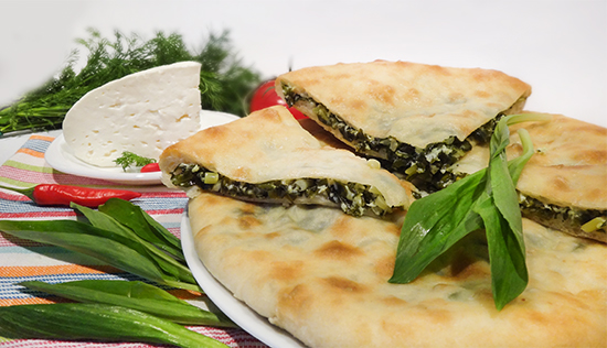Давонджын – осетинский пирог с черемшой