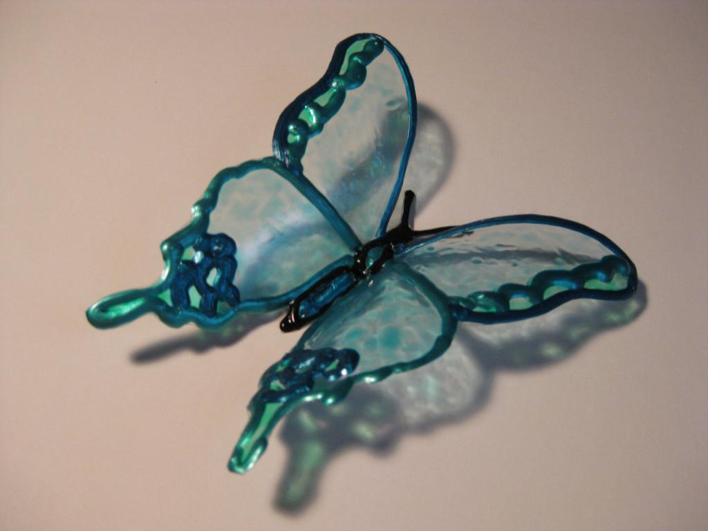 plastic butterfly