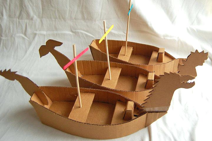 cardboard boats