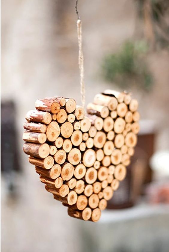 heart made of branches