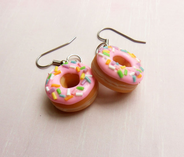 donut earrings