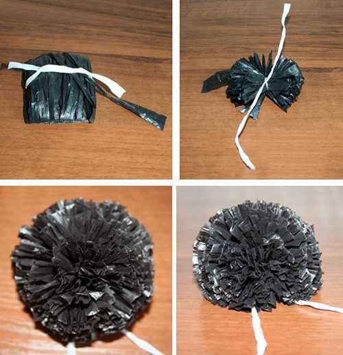 cellophane pompom