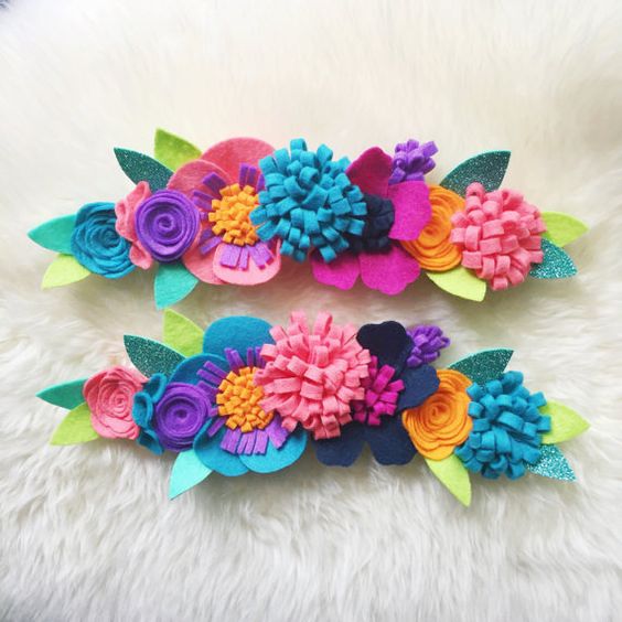 DIY felt headbands