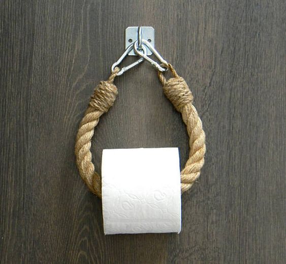 Paper rope holder