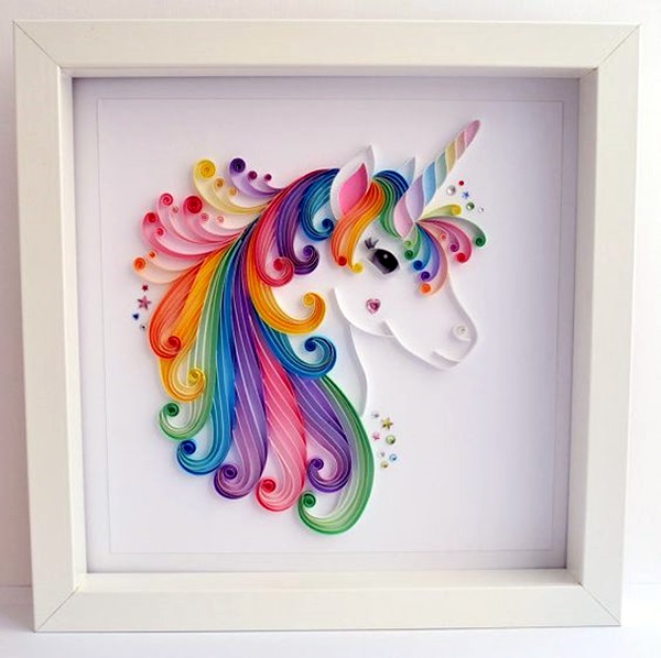 beautiful quilling painting