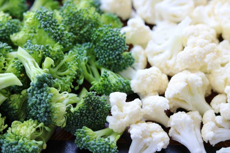 cauliflower and broccoli