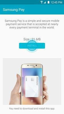 Samsung Pay как установить