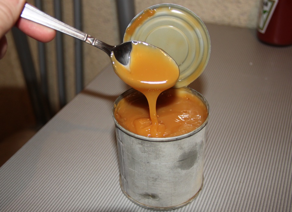 boiled condensed milk