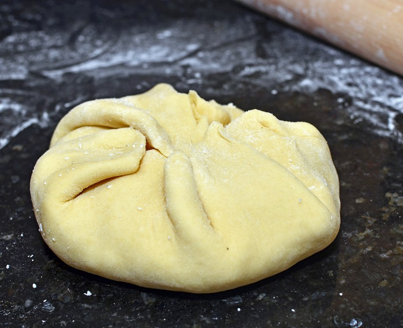 Ленивые хачапури на кефире с творогом на сковороде рецепт с фото