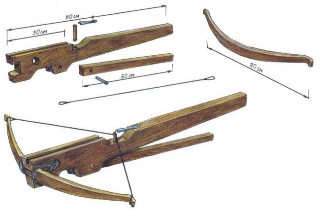 Do-it-yourself medieval crossbow