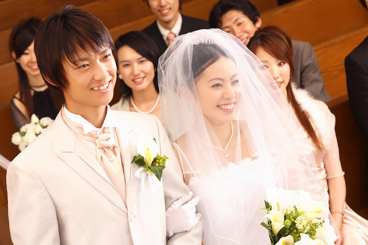 жених и невеста в Японии