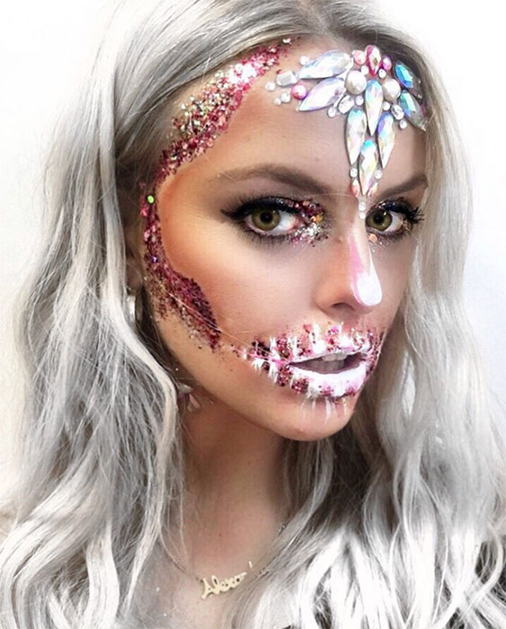 макияж на Хэллоуин