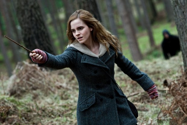 Hermione and her magic wand