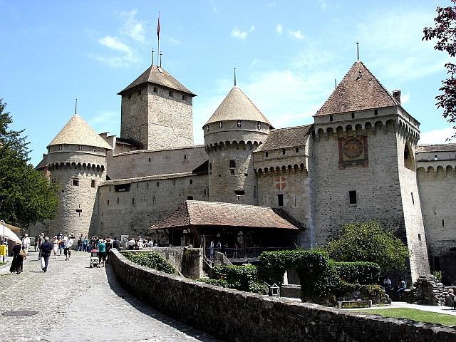 Chillon castle in Montreux