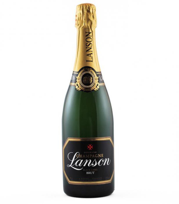 Lanson black шампанское