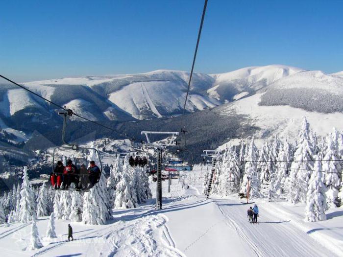 Шпиндлерув млын горнолыжный курорт в чехии
