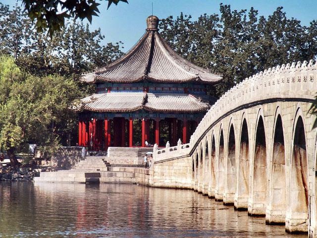 Летний императорский дворец парк ихэюань в пекине