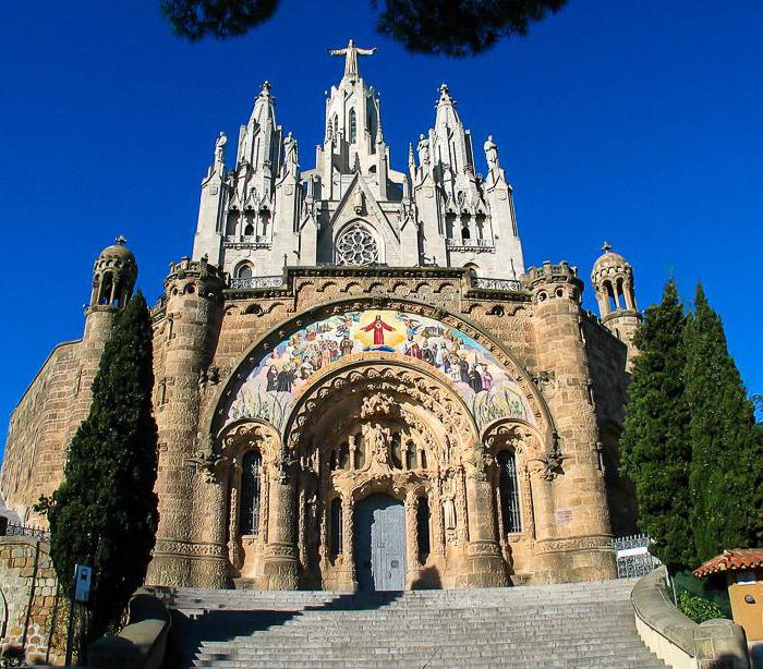 Mount Tibidabo and the Temple of the Sacred Heart