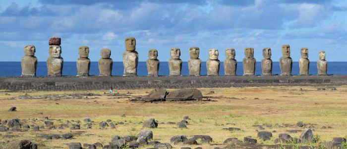 Остров пасхи статуи моа