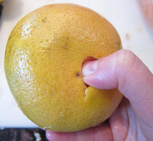 Как легко почистить грейпфрут