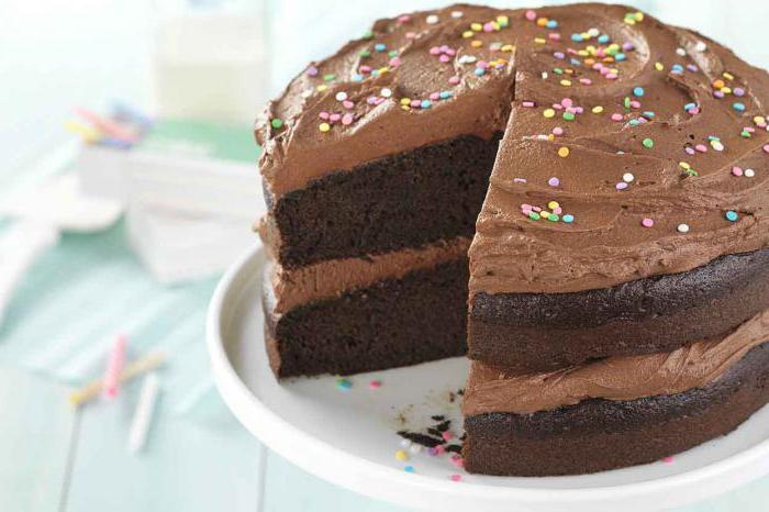 Chocolate cake for two