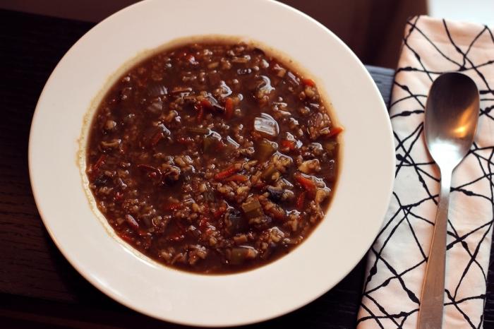 Porcini mushroom soup