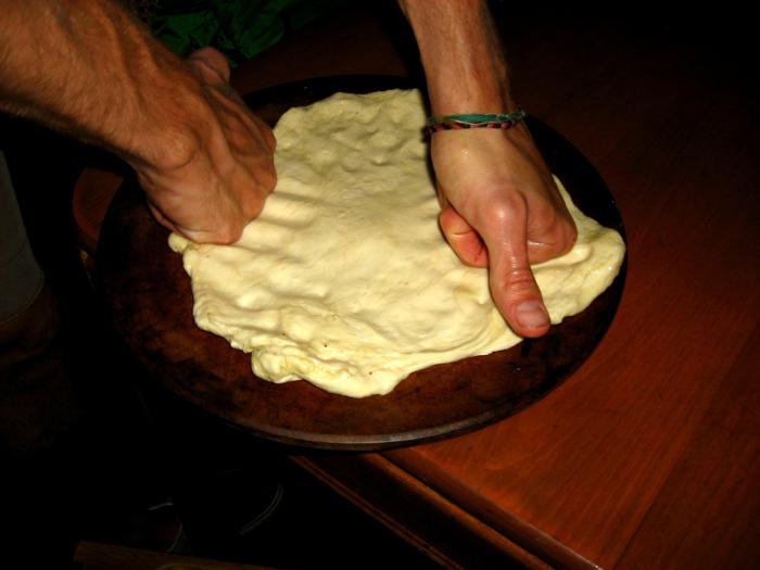 Dry yeast pastry dough