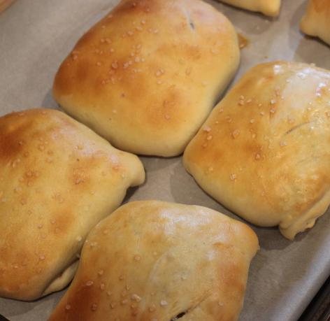 Oven pies in the oven