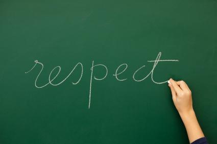 Meaning of the word respect