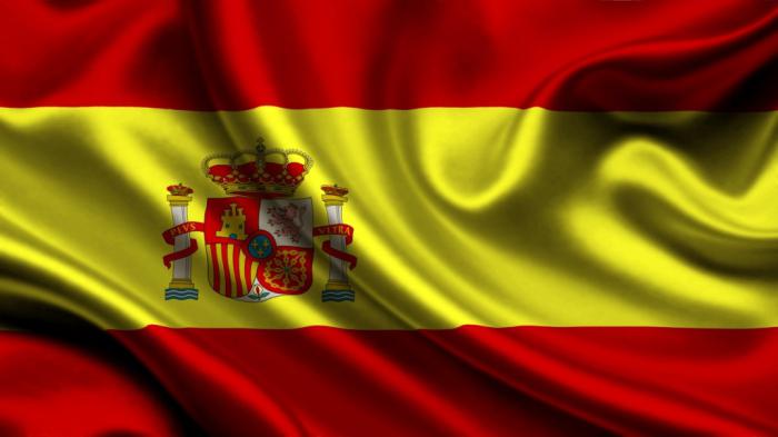 Флаг испании фото