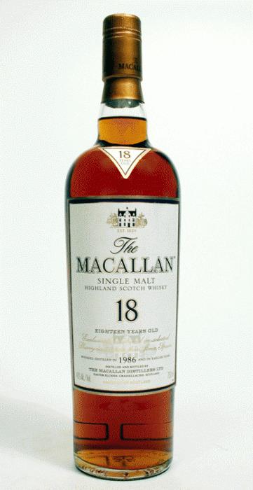 Macallan виски 18 лет