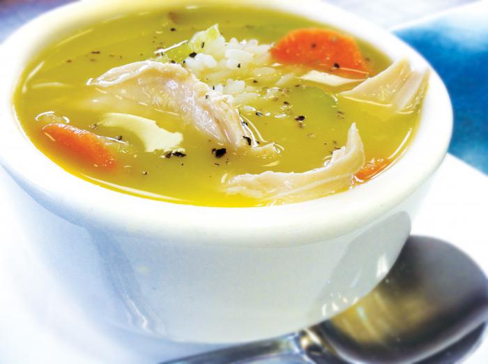 Какой сварить суп на курином бульоне 